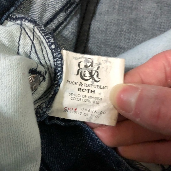 Rock & Republic Roth Embellished Bootcut Jeans - Picture 6 of 7